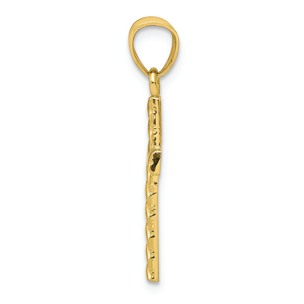 FJC Finejewelers 10k Yellow Gold Cross Charm