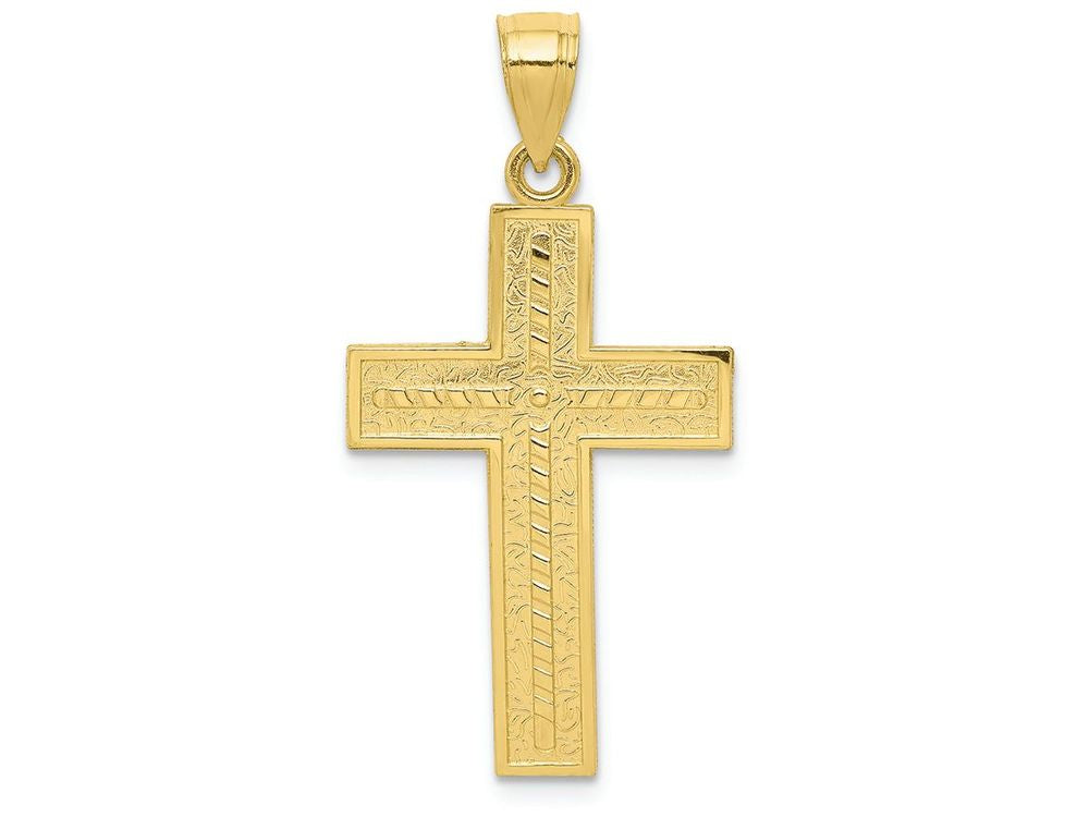 FJC Finejewelers 10k Yellow Gold Cross Charm