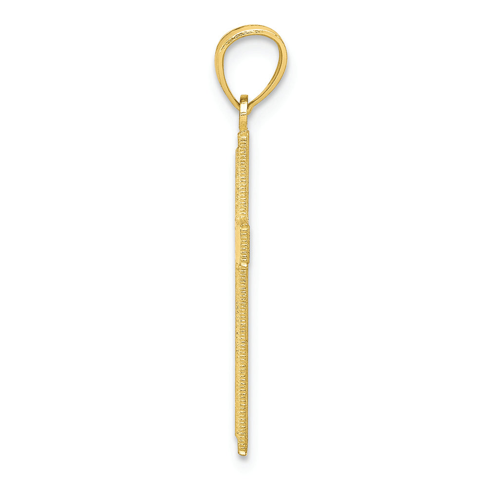 FJC Finejewelers 10k Yellow Gold Cross Charm