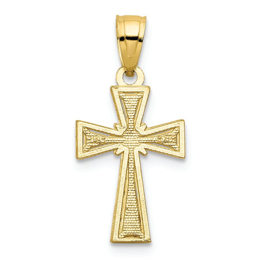 FJC Finejewelers 10k Yellow Gold Cross Charm