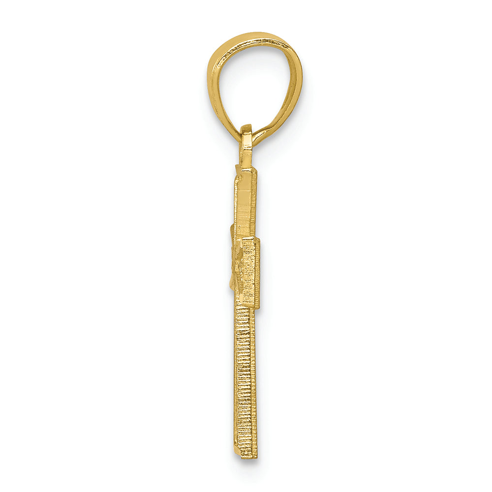 FJC Finejewelers 10k Yellow Gold Cross Charm