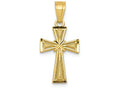 FJC Finejewelers 10k Yellow Gold Cross Charm