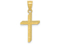FJC Finejewelers 10k Yellow Gold Cross Charm
