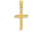 FJC Finejewelers 10k Yellow Gold Cross Charm