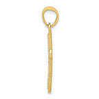 FJC Finejewelers 10k Yellow Gold Bright Cut Cross Charm