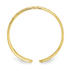 FJC Finejewelers 10k Yellow Gold Heart Toe Ring 3mm wide