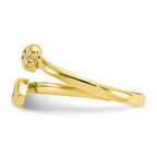 FJC Finejewelers 10k Yellow Gold Cubic Zirconia (CZ) Toe Ring