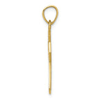 FJC Finejewelers 10k Yellow Gold Reversible Cross Charm