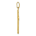 FJC Finejewelers 10k Yellow Gold Passion Cross Charm