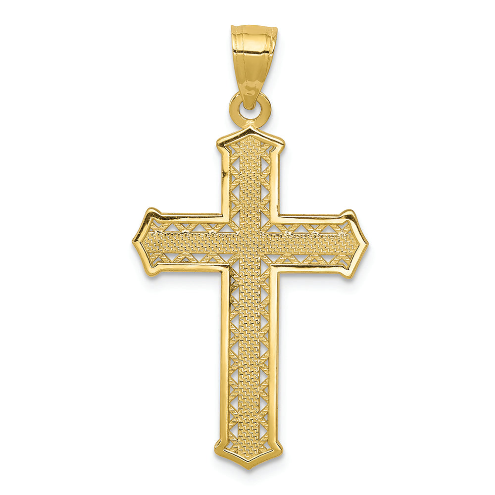 FJC Finejewelers 10k Yellow Gold Cross Charm