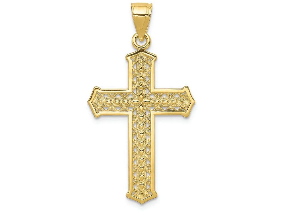 FJC Finejewelers 10k Yellow Gold Cross Charm