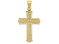 FJC Finejewelers 10k Yellow Gold Cross Charm