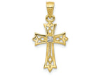 FJC Finejewelers 10k Yellow Gold CZ Cross Charm