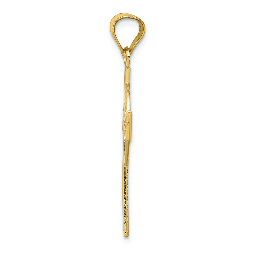 FJC Finejewelers 10k Yellow Gold Iona Cross Charm