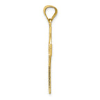 FJC Finejewelers 10k Yellow Gold Iona Cross Charm