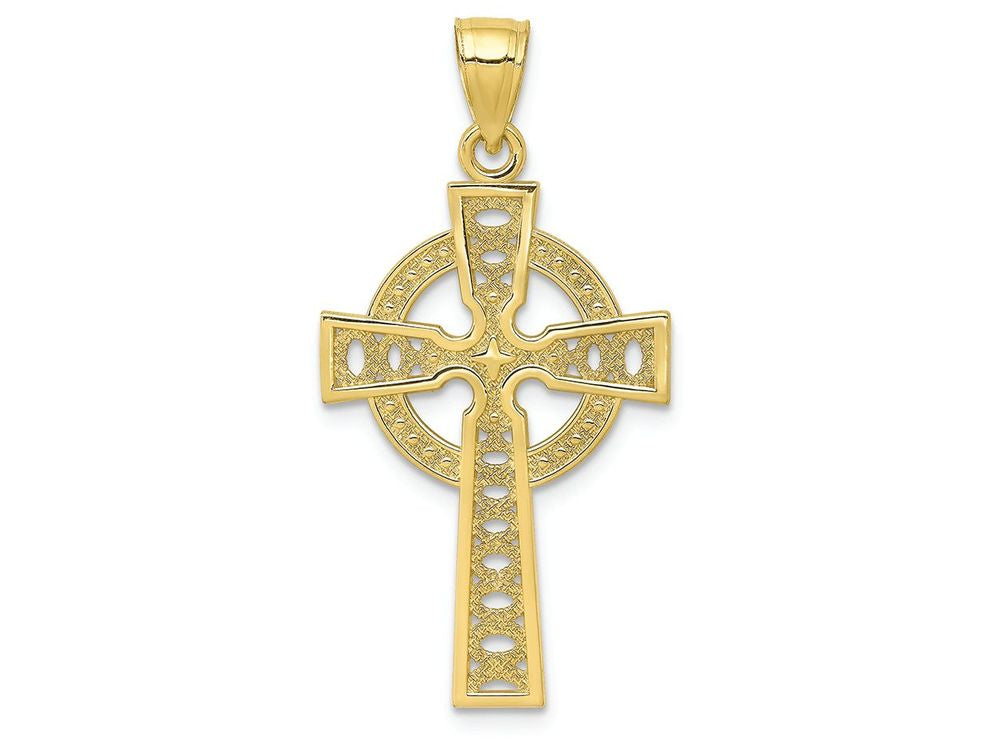 FJC Finejewelers 10k Yellow Gold Iona Cross Charm