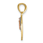 FJC Finejewelers 10k Two-tone Gold with Rhodium Break Apart Te Amo Charm