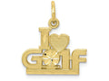 FJC Finejewelers 10k Yellow Gold Golf Charm