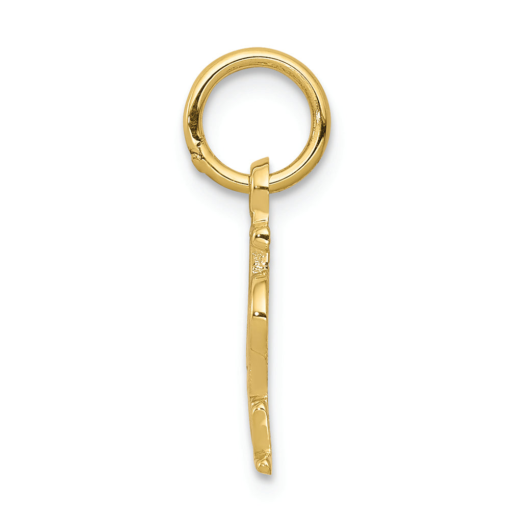FJC Finejewelers 10k Yellow Gold Football Charm