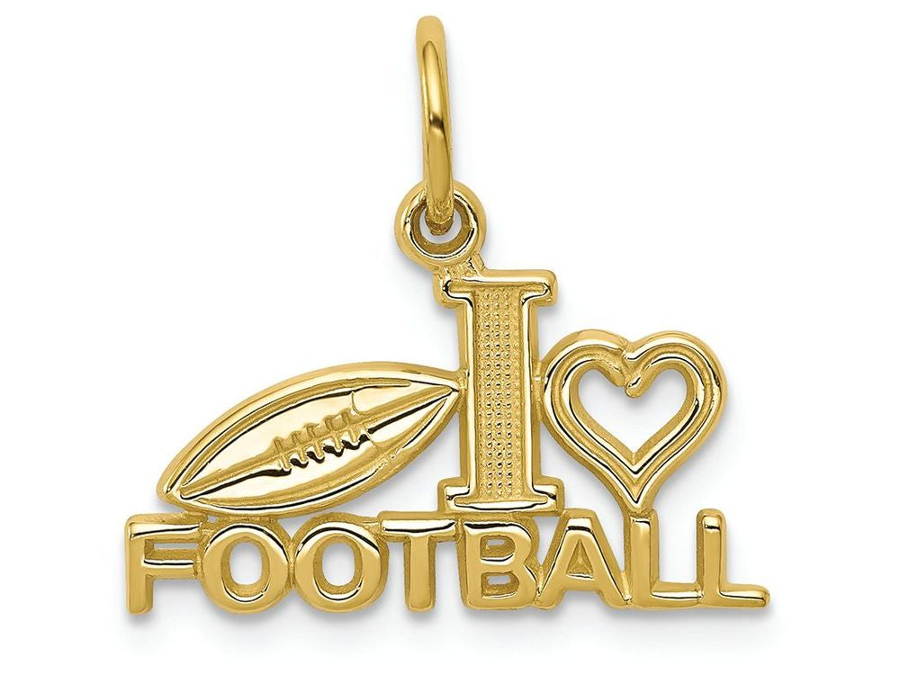 FJC Finejewelers 10k Yellow Gold Football Charm