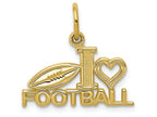 FJC Finejewelers 10k Yellow Gold Football Charm
