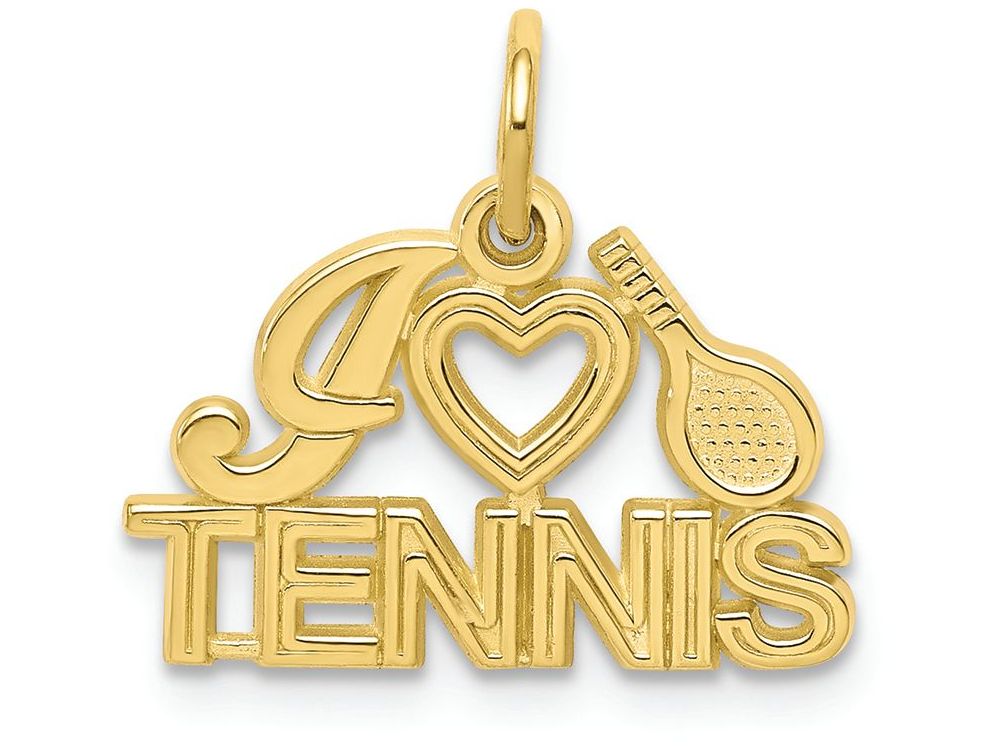 FJC Finejewelers 10k Yellow Gold Tennis Charm