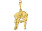FJC Finejewelers 10k Yellow Gold Football Charm