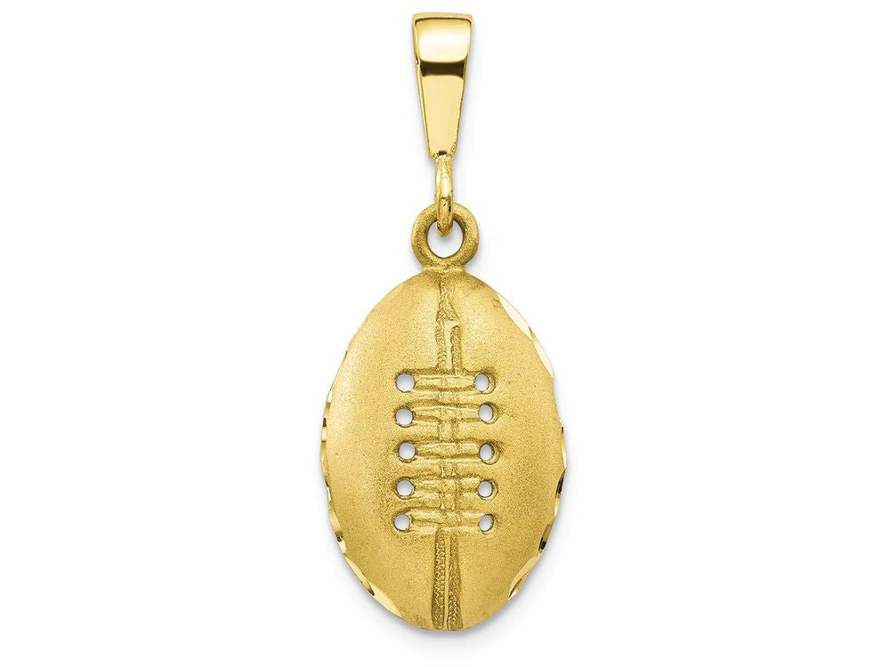 FJC Finejewelers 10k Yellow Gold Football Charm