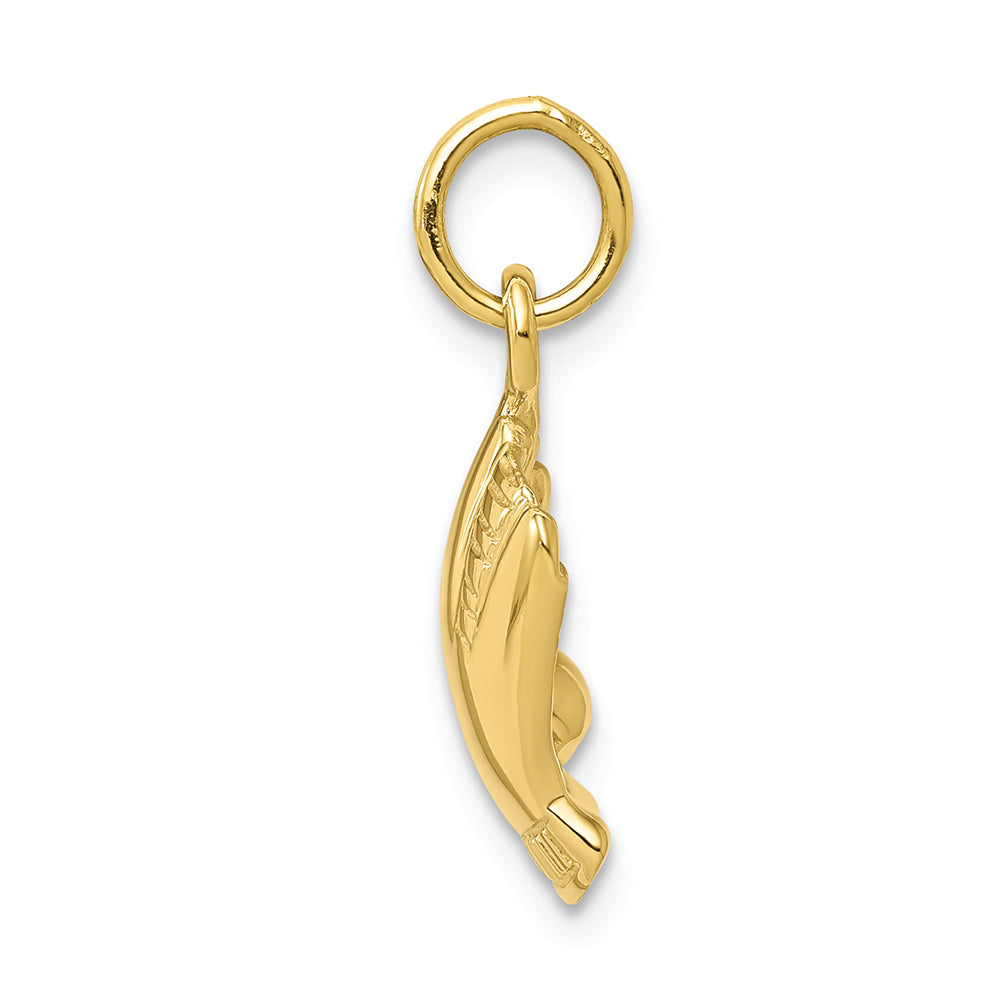 FJC Finejewelers 10k Yellow Gold Baseball Charm