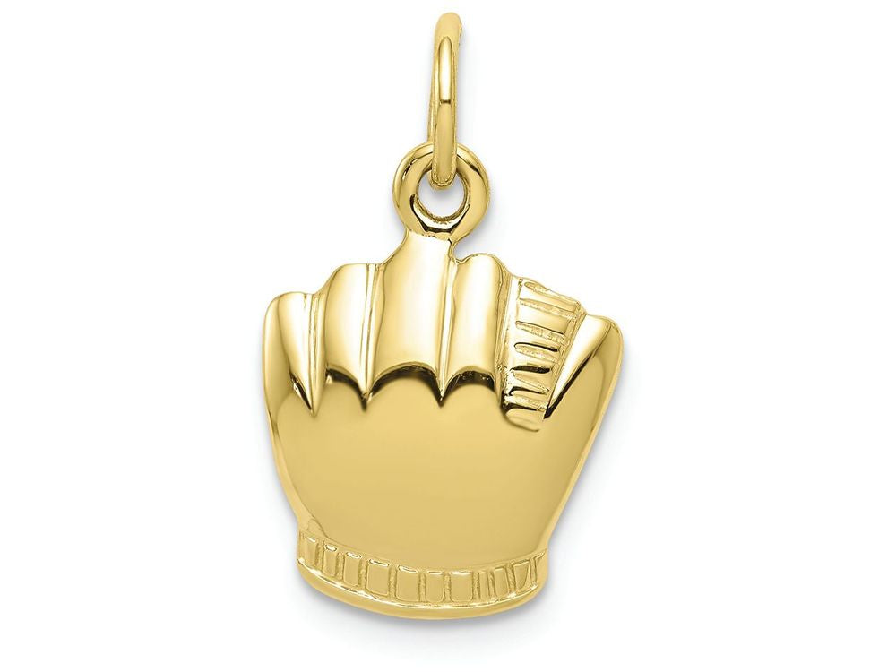 FJC Finejewelers 10k Yellow Gold Baseball Charm