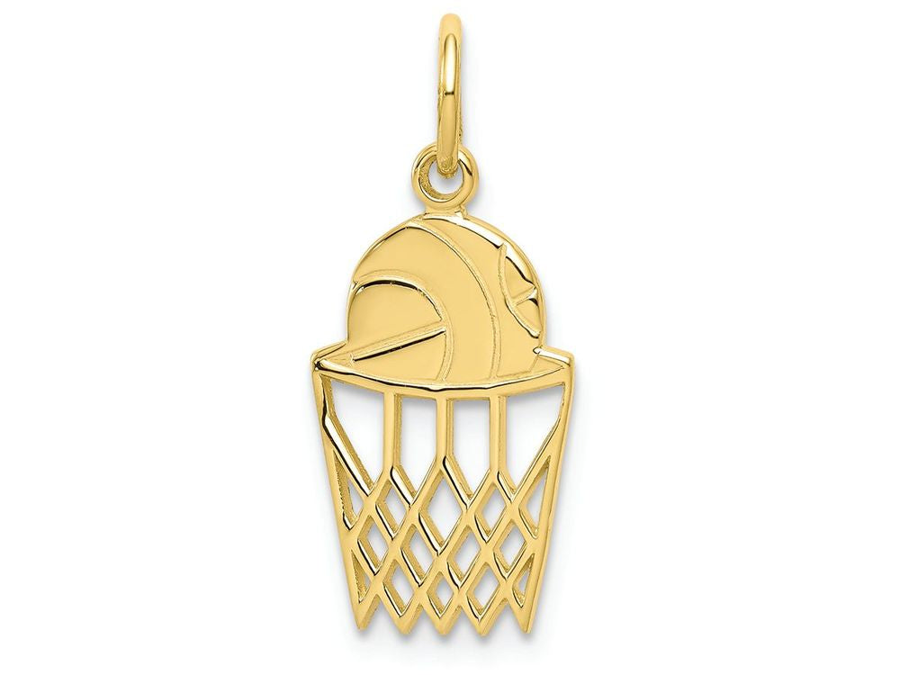 FJC Finejewelers 10k Yellow Gold Basketball Charm