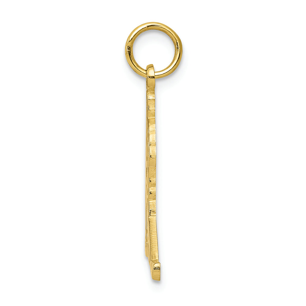 FJC Finejewelers 10k Yellow Gold Hockey Charm