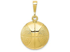 FJC Finejewelers 10k Yellow Gold Basketball Charm