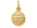 FJC Finejewelers 10k Yellow Gold Golf Charm