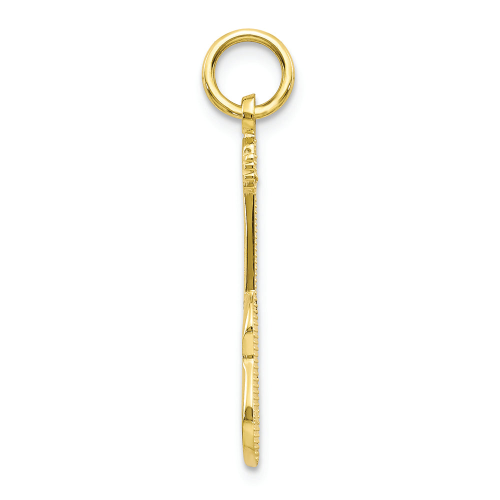 FJC Finejewelers 10k Yellow Gold Guitar Charm