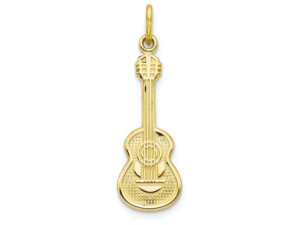FJC Finejewelers 10k Yellow Gold Guitar Charm