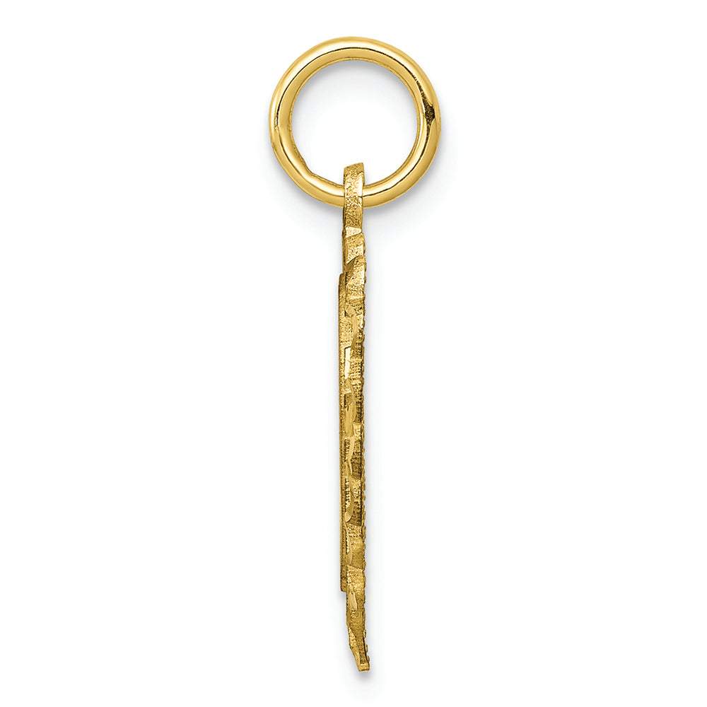 FJC Finejewelers 10k Yellow Gold Heart Charm