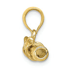 FJC Finejewelers 10k Yellow Gold 3d Diploma Rolled Up Graduation Charm
