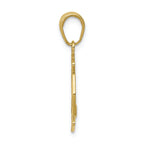FJC Finejewelers 10k Yellow Gold Small Saint Florian Badge Charm