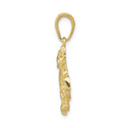 FJC Finejewelers 10k Yellow Gold Small Dragon Charm