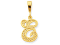 FJC Finejewelers 10k Initial E Charm