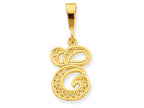 FJC Finejewelers 10k Initial E Charm
