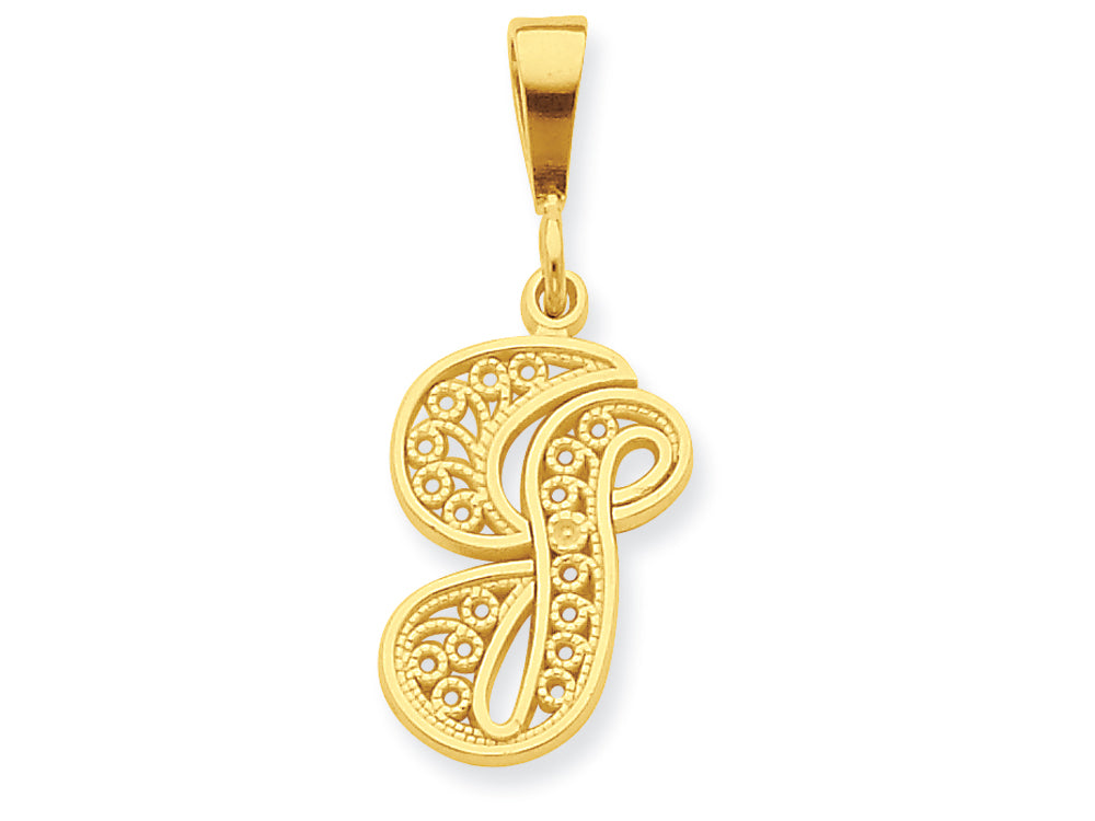 FJC Finejewelers 10k Initial G Charm