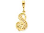 FJC Finejewelers 10k Initial S Charm