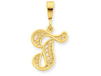 FJC Finejewelers 10k Initial T Charm