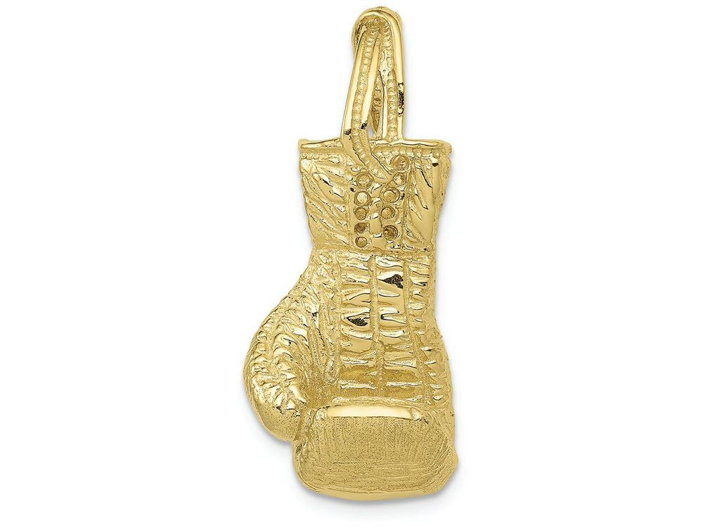 FJC Finejewelers 10k Yellow Gold Hollow Polished 3d Boxing Glove Charm