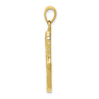 FJC Finejewelers 10k Yellow Gold Polished Running Shoe Charm