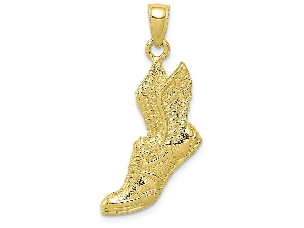 FJC Finejewelers 10k Yellow Gold Polished Running Shoe Charm
