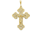 FJC Finejewelers 10k Yellow Gold Crucifix Charm