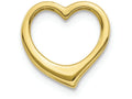 FJC Finejewelers 10k Yellow Gold 3d Floating Heart Charm